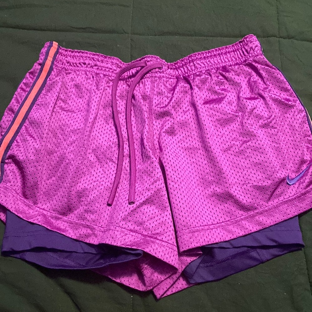 Purple Nike Athletic Shorts